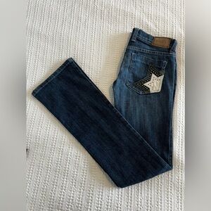Size 24 Frankie B. Jeans with Star pockets